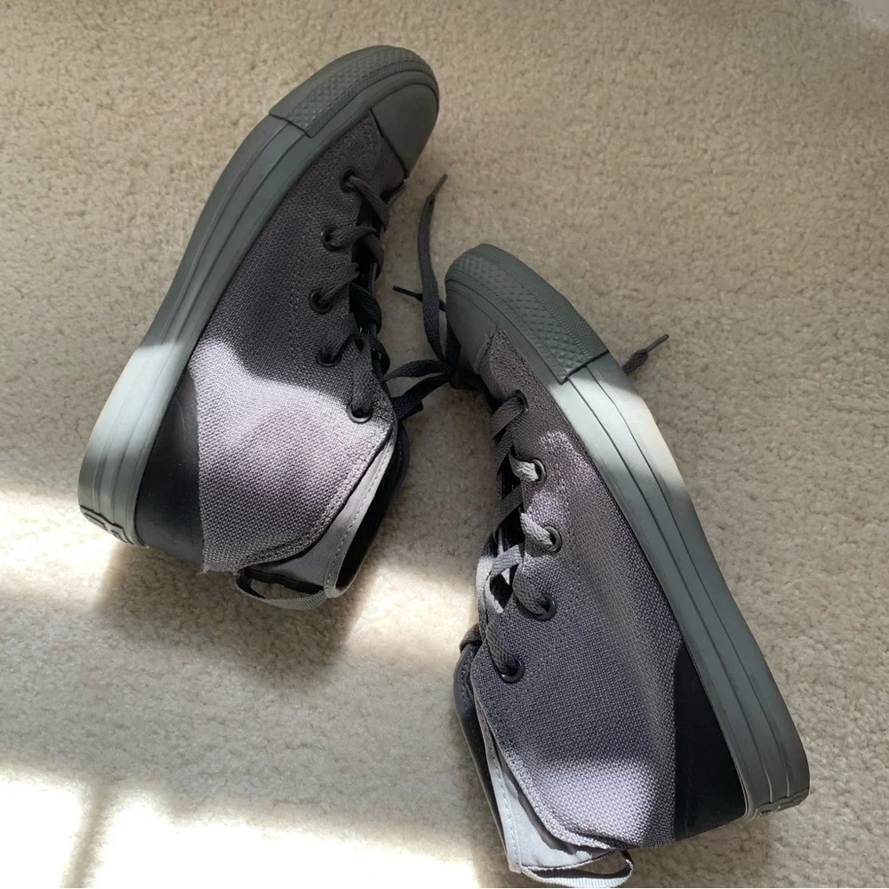 Converse Chuck Taylor All Star Syde Street Mid top Sneakers Charcoal Grey - Picture 5 of 7
